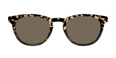 The Polarized Caramel Tortoise Horn Split Sun Top
