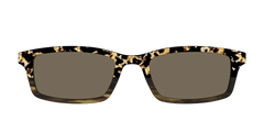 The Polarized Caramel Tortoise Horn Split Sun Top