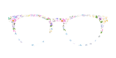 The Delicate Flower Crown with Butterfly Glitter
