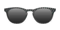 The Polarized Obsidian Stripe Sun Top