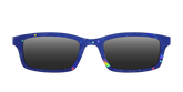 The Polarized Navy Holographic Bubbles Sun Top