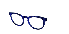 The Indigo Moire Stripes