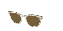 The Polarized Ivory Sand Pearl Shell Sun Top
