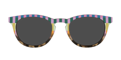 The Polarized Summer Stripes Tortoise Sun Top