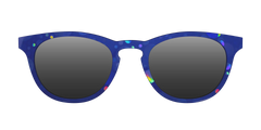 The Polarized Navy Holographic Bubbles Sun Top