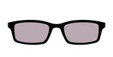 The Black with Gray Gaming Lens
