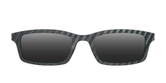 The Polarized Obsidian Stripe Sun Top