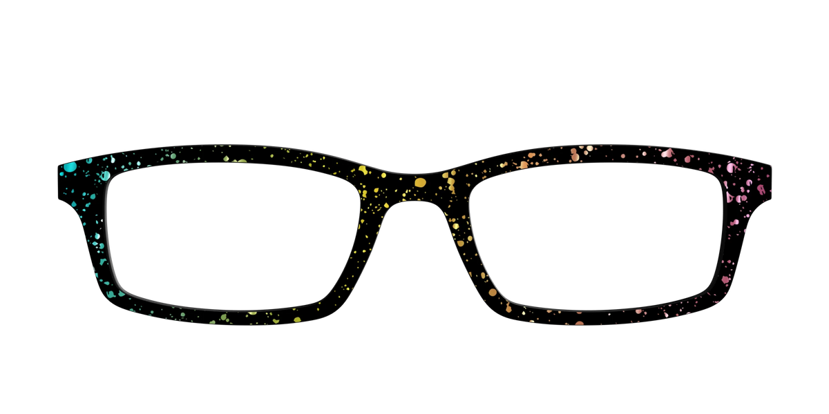 The Rainbow Foil Splatter