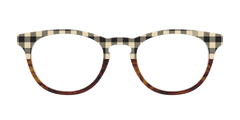 The Ivory Plaid Wood Split