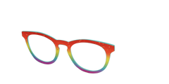 The Spectrum Gradient with Gold Flakes