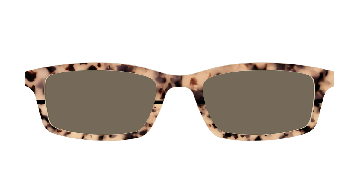 The Polarized Bisque Tortoise Split Sun Top