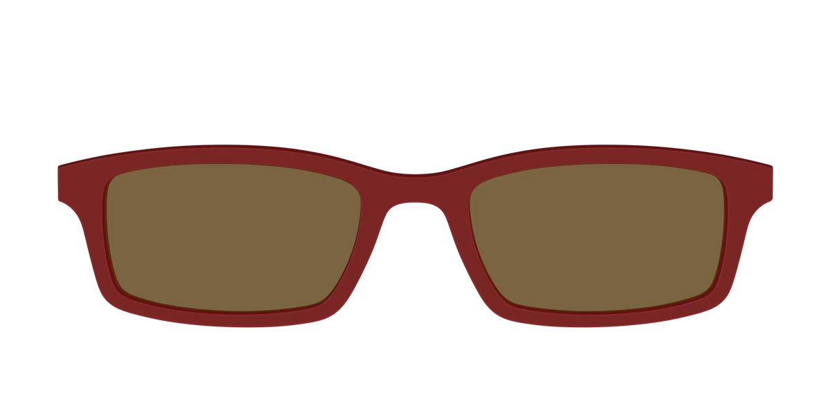 The Polarized Burgundy Sun Top