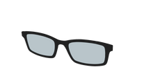 The Black With Slate Blue Lens