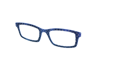 The Blue Shimmer with Silver Foil Anchors