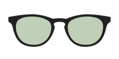 The Black With Sage Green Lens
